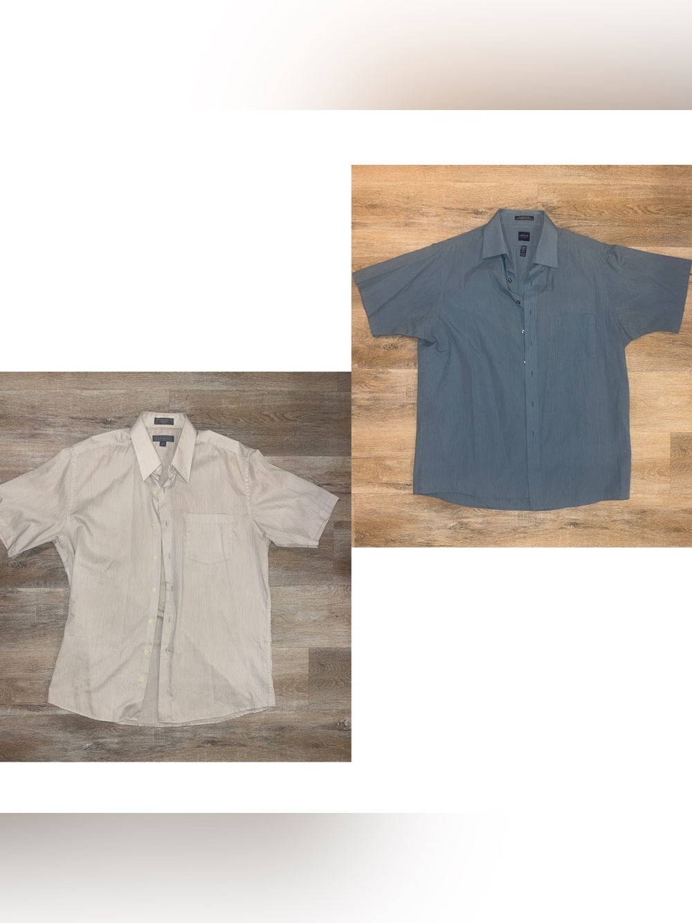 Lot of two oversized shirts